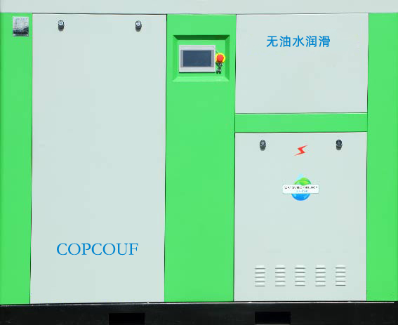 在使用過程中，如何正確操作無油水潤滑空壓機以確保安全和性能？